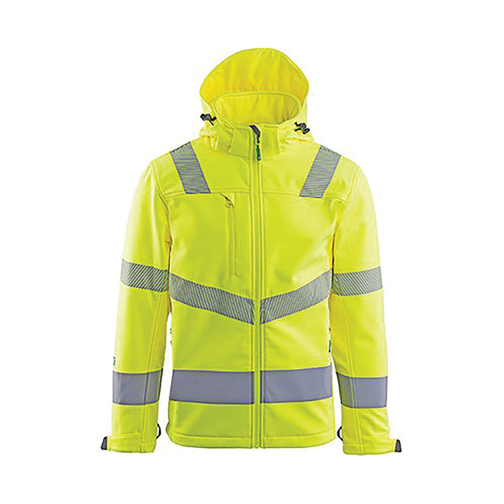 Arco Responsible Yellow Hi-Vis Softshell Jacket S 5024273107001