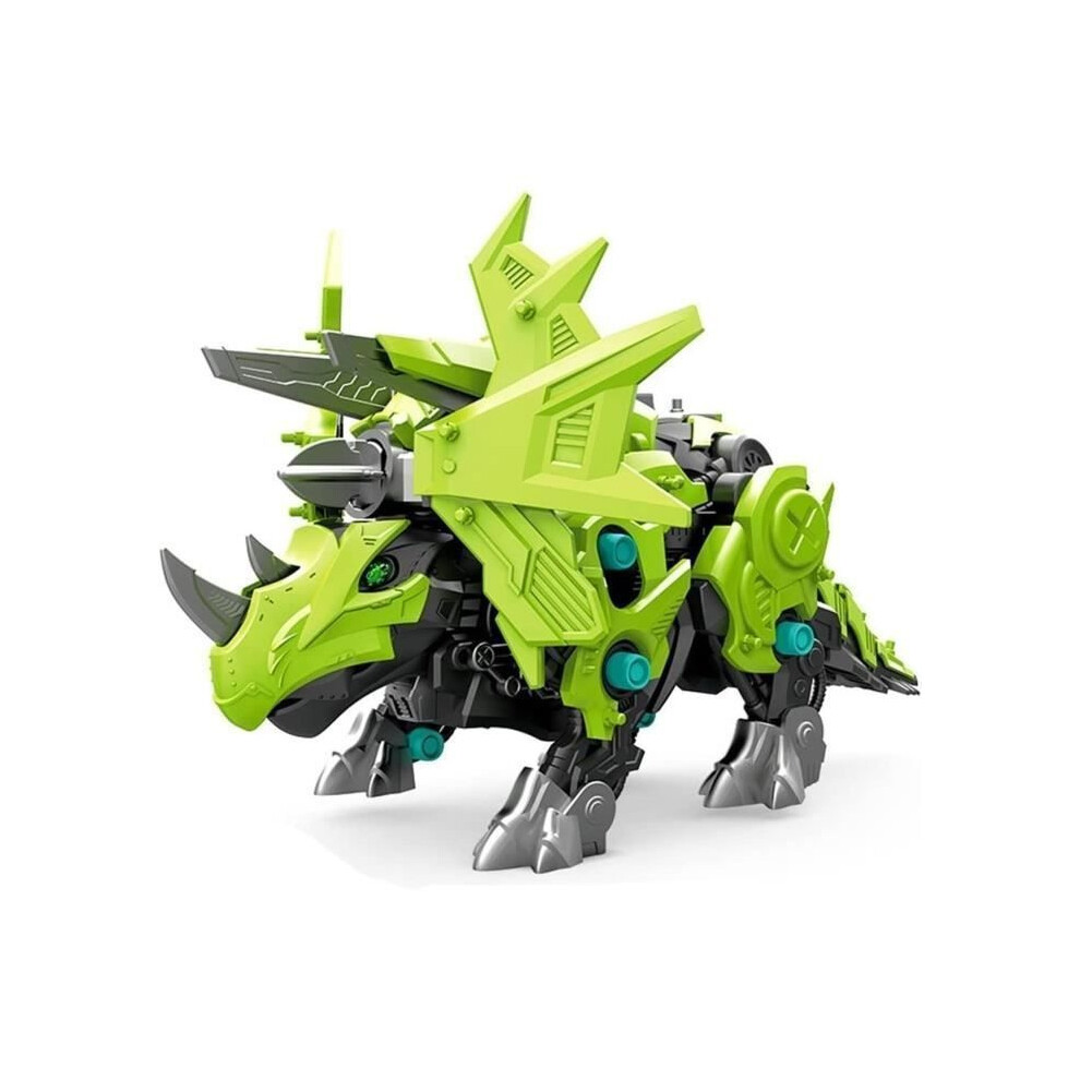 Electric Dinosaur Robot Toy For Kids, Diy Build And Play Educational Gift Green 4526224121193