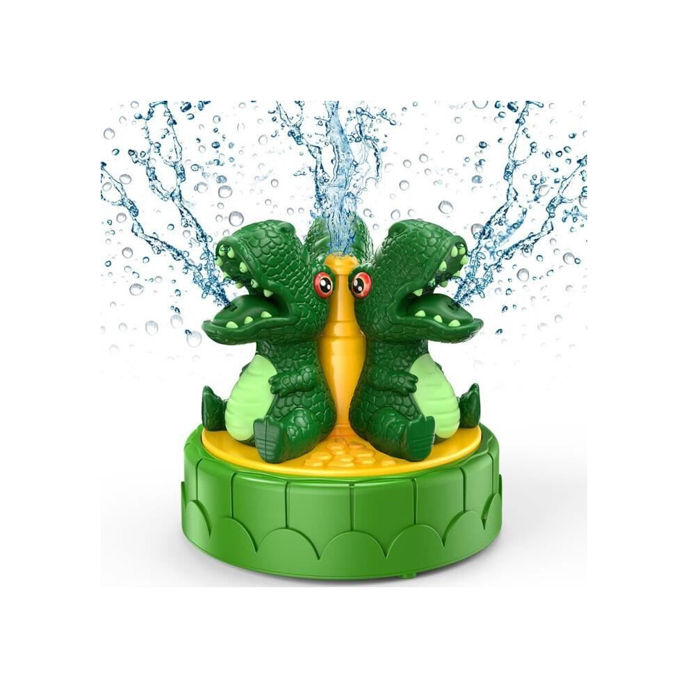 Kids Water Sprinkler Dinosaur Outdoor Toy For Garden, Lawn And Pool, Green 5446119169279