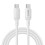 60W 480Mbps USB C Silicone Cable USB to Type C Charging-White 1
