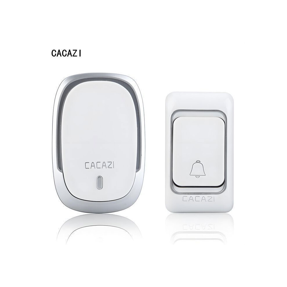 Wireless Waterproof Doorbell With 36 Melodies And 300M Range, Led Indicator, Abs, K01-Ac Silver 8502022192807