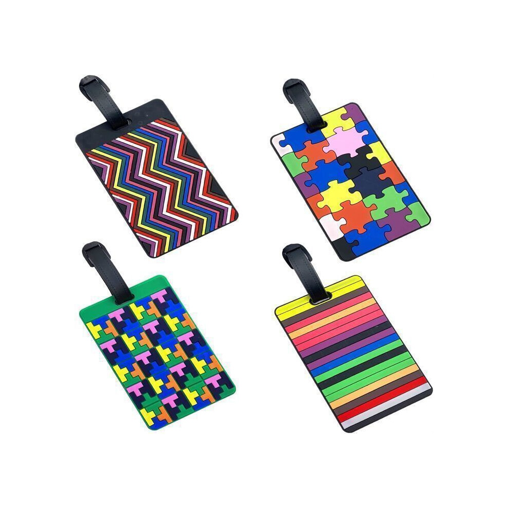 4 Luggage Tags For Suitcases And Travel Bags Address Id Tag Prevents Loss Durable Travel Essentials 4029636195092