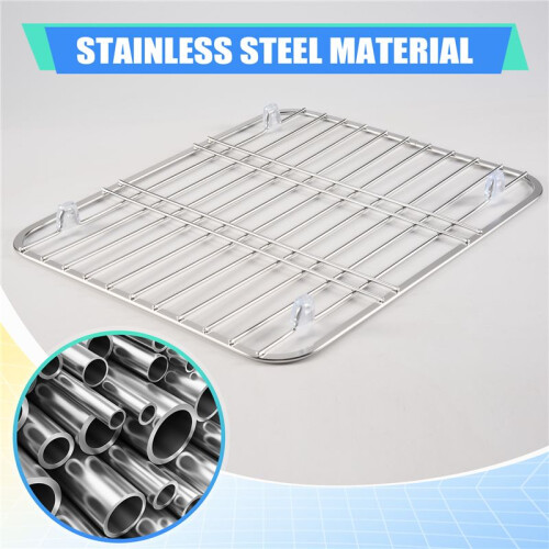 Stainless Steel Sink Drainer Rack Multifunctional Kitchen Fruit Vegetable Dish Drying Rack Kitchen Sink Protector Grid 2