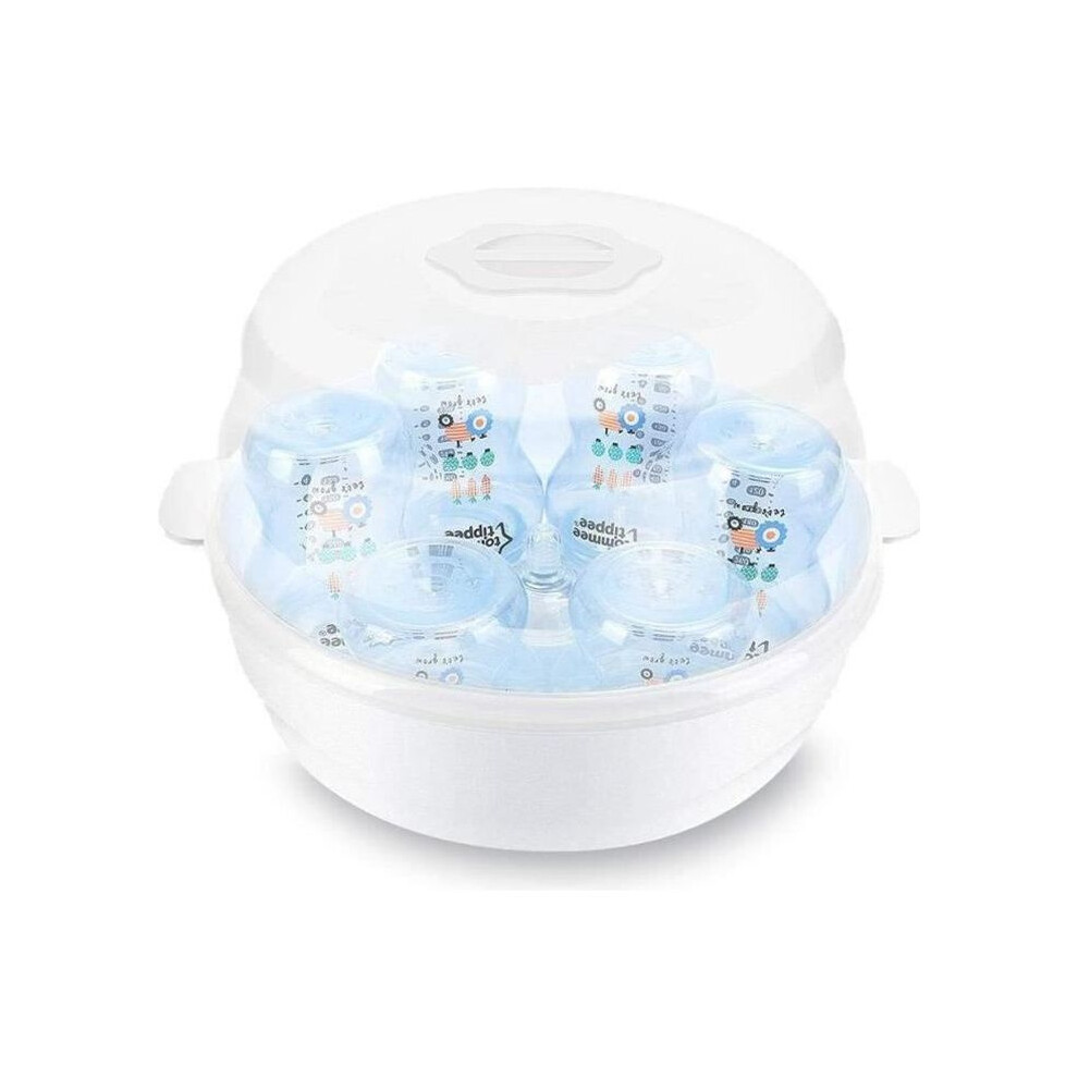 Microwave Bottle Sterilizer Box For Baby Bottles, Compact Sterilizing Container For Home Use 6484941265164