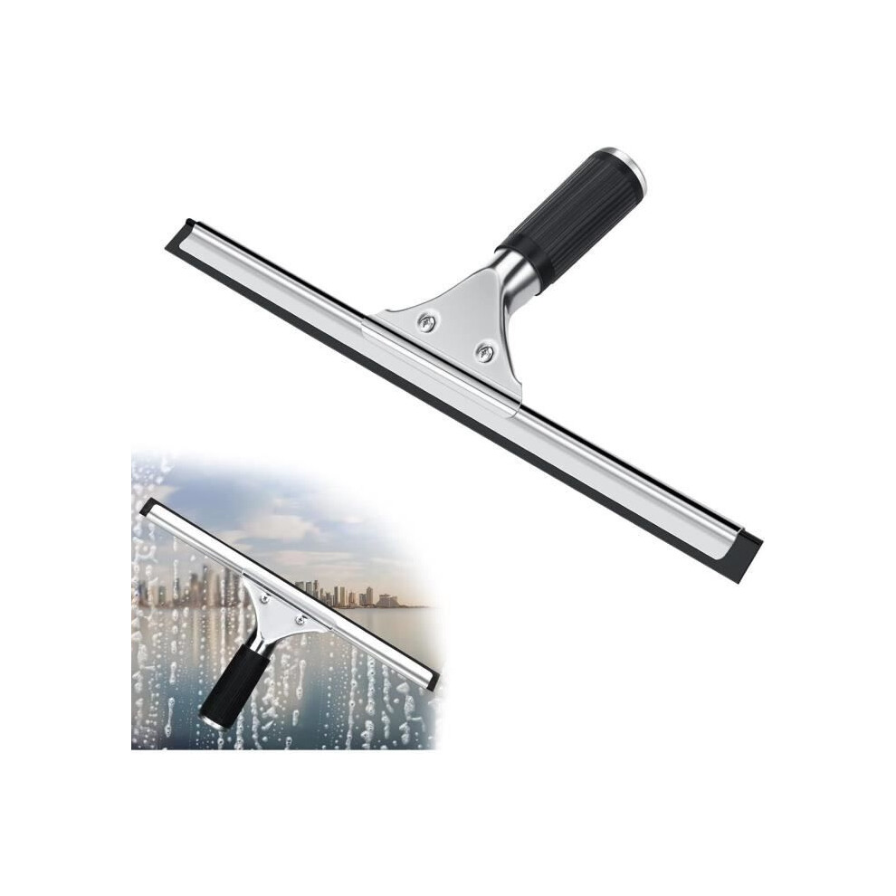 Professional Stainless Steel Window Squeegee With 35 Cm Blade For Drying And Cleaning Glass 4772340163634