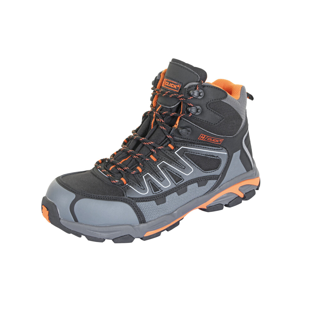 Beeswift Hiker S3 Safety Boots 1 Pair Composite Black/Orange 4 Cf3504 5030566306907