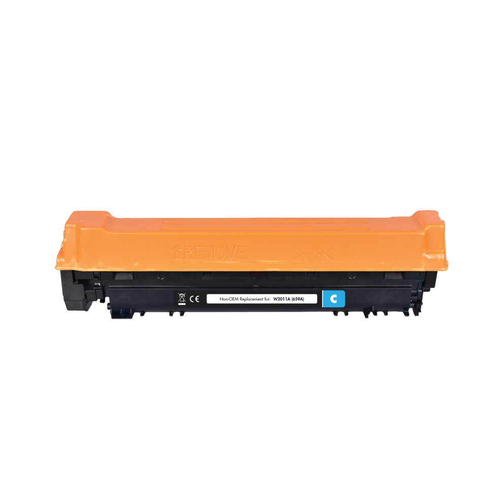 Q-Connect Remanufactured Hp 659A Toner Cartridge Cyan W2011a (659A) Blue 5056220486617
