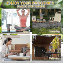 Portable Blender, Smoothie Blender, Blender Bottles for Shakes And Smoothies, Small Blender