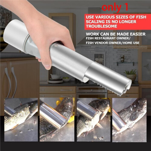 Practical Electric Fish Scale Remover, Waterproof Scraper Seafood Tool,Seafood Tools for Fish Stalls and Restaurants 2