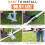 Trimmer Handle, Ergonomic Trimmer Handle, Handle Extension with Stand Clamp,Multifunctional Garden Lawn Mower Handle 3