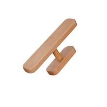 Elegant Wooden Watch Holder Display Stand With Round-Yellow B