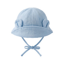 Travel Hat Outdoor Sun Protection Hat Breathable Fisherman-Blue