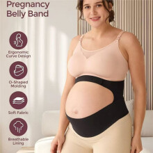 Pregnancy Belly Band, Cozy Support Maternity Belly Band, Invisible Pregnancy Belt for Back, Abdomen, Waist XL