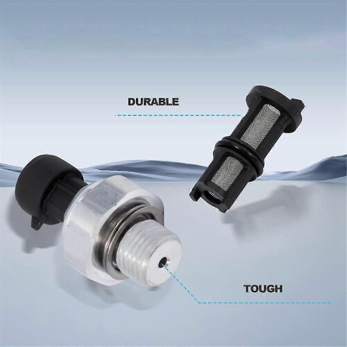 12677836 Oil Pressure Sensor Switch/with Screen Filter D1846, Engine Oil Pressure Sensor with Filter 917-143