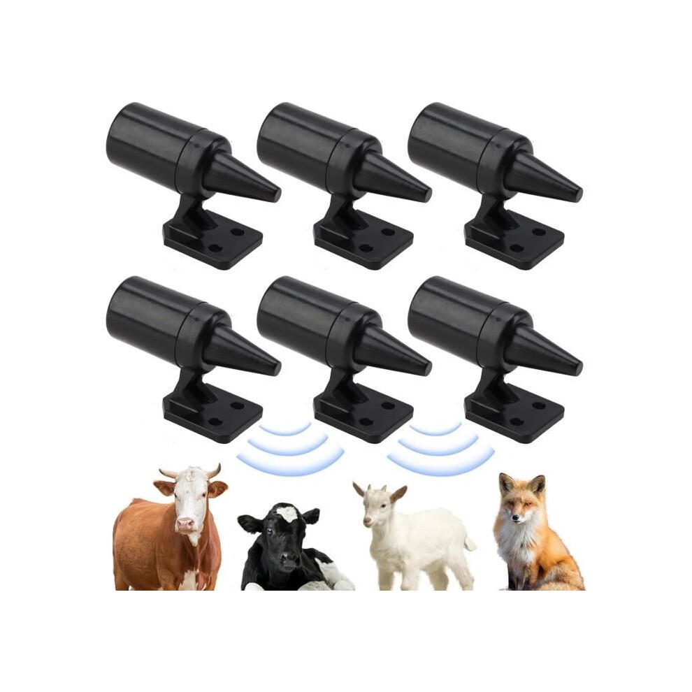 6 Pack Ultrasonic Animal Repellent Whistle For Car, Effective Roadside Wildlife Deterrent For Deer And Wild Boar 7693087383550