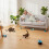 PawHut PawHut Automatic & Remote Control Interactive Cat Toy DIY Track Mouse Sound 1