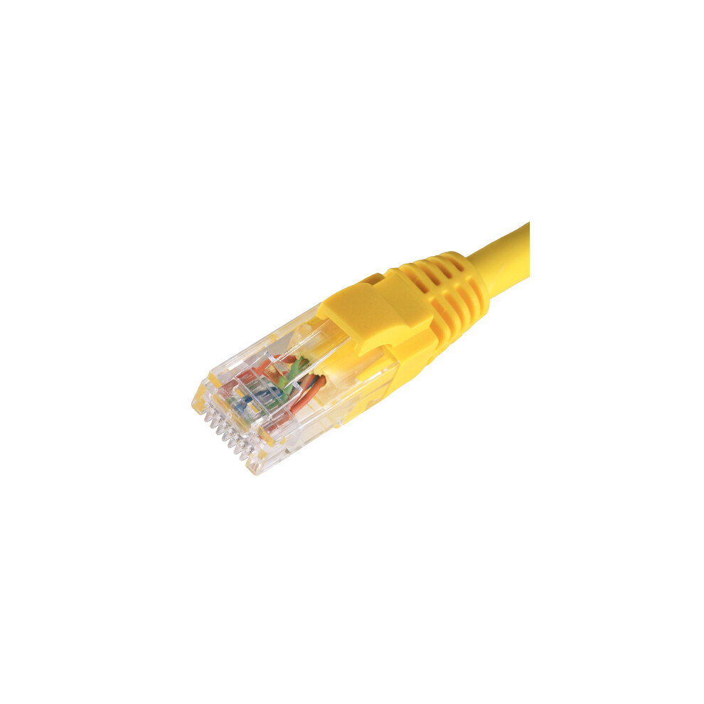 Cablenet 8M Cat5e Rj45 U/Utp Lsoh 26Awg Snagless Booted Patch Lead Yellow 5056750326384