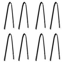 8X Campfire Tongs BBQ-Charcoal Tongs for Stove Firewood Tongs for Fire Place Grilling Kitchen Camping Fire Pits