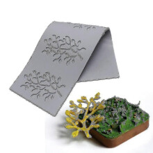 5pcs/set Coral Leaf Lace Mat Cake Mold Sugar Craft Silicone Pad Fondant Mould