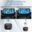 2in1  Wired to Wireless CarPlay Dongle Wireless Android Auto Adapter Bluetooth5.2 USB Plug and 3
