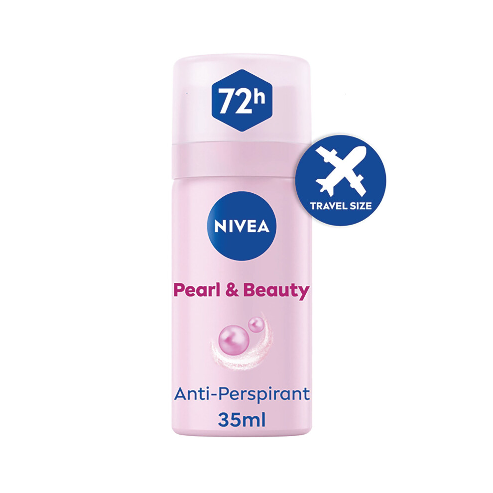 Nivea Pearl And Beauty Anti-Perspirant Mini Spray Pearl Extract/Avocado Oil 35Ml (Pack Of 8) C006448