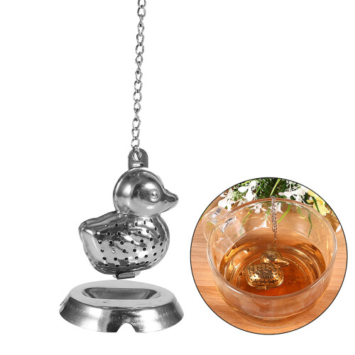 Cute Duck Shaped Loose Leaf Tea Strainer 1