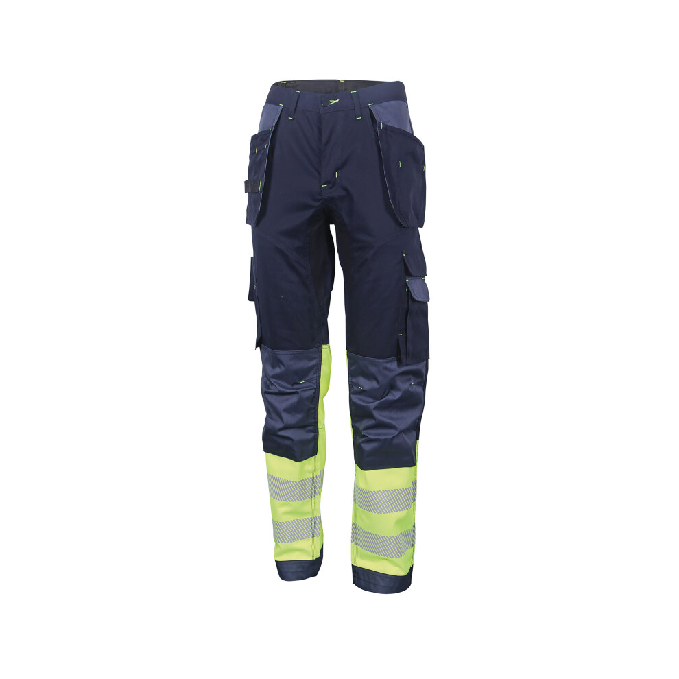 Beeswift High Visibility Two Tone Trousers Saturn Yellow/Navy 42T Hvtt080syn42t 5030566345067