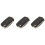 3X Replacement 2 Button Keyless Entry Remote Flip Folding Car Key Fob Shell Case and Button Pad Compatible with  MK4 1