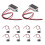 10pcs 2 Wires  Digital Voltmeter  2.5V-40V Digital Voltage Tester LED Display Panel Voltmeter 7