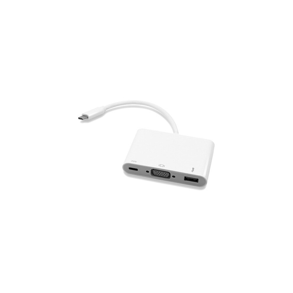 Cablenet 20Cm Usb 3.1C Male - Svga, Usb 3.1C, Usb 3.0 Type A Active Adaptor 5056750301565