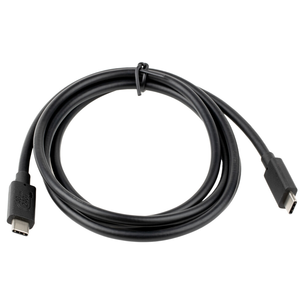 Cablenet 1.5M Usb C Male To Male Usb If Certified Usb4 Gen3 40Gbps 240W Pd Cable Black 5056750341219