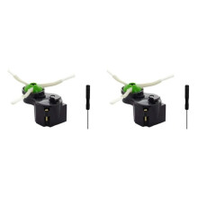 2X Sidoborstemotor för E5 E6 I3 I4 I6 I7 J7 I8+-Serien Dammsugartillbehör Sopmaskin Reservdel