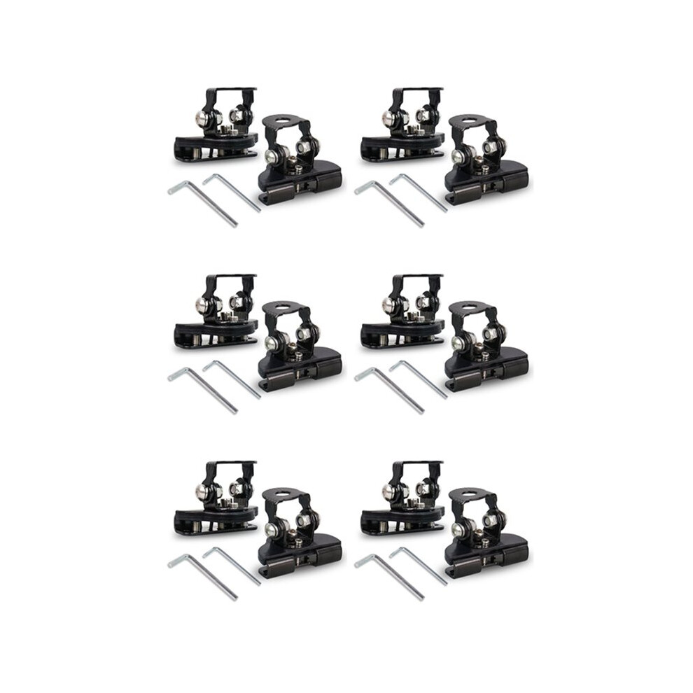 Universal Led Bar Mounting Brackets, Adjustable Hood Pillar Mounts, Led Work Mount Bracket Clamp Holder 12Pc Light 6033566170287