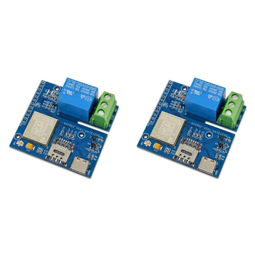 2X Modulo Relè Singolo IoT 4G Integrato Modulo AIR780E Supporto Alimentatore di Tipo C