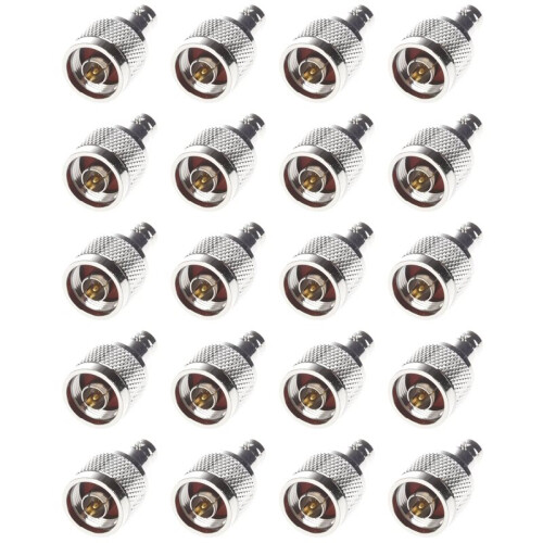 20X N Art Mann Jack auf BNC Buchse Stecker Straight Connector