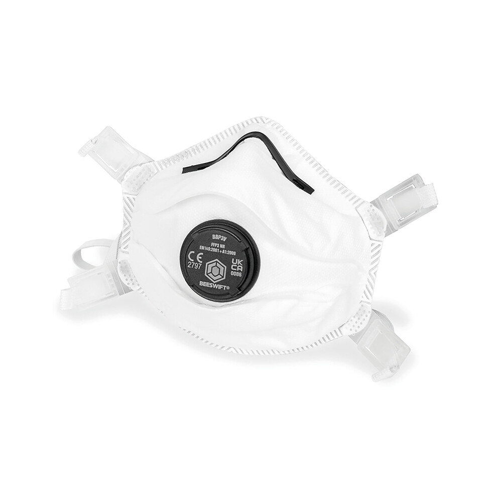 Beeswift B-Brand Bbp3 Face Mask Valved (Pack Of 5) Bbp3vn 5030566329647