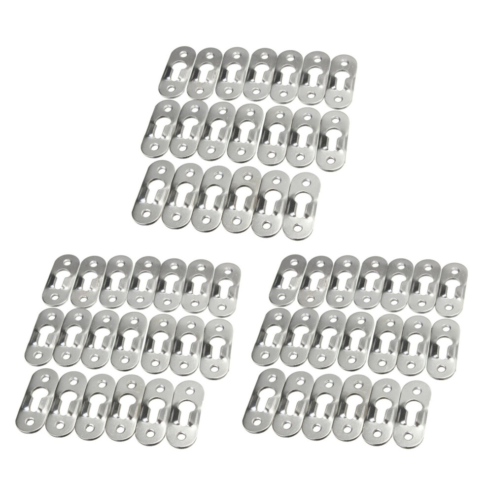 60 Pcs 44Mm Metal Keyhole Hanger Fasteners Picture Photo Painting Fasteners 6031444466408