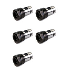 5X ER16 Collet Chuck Motor Shaft Spindle Extension Rod Holder 8MM CNC Milling