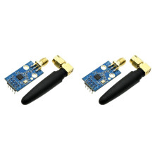 CC1101 Wireless Module with SMA Antenna Wireless Transceiver Module for 433MHZ Enhanced Range Communication 2 Sets
