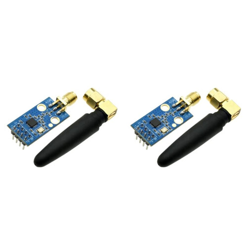 CC1101 Wireless Module with SMA Antenna Wireless Transceiver Module for 433MHZ Enhanced Range Communication 2 Sets