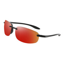 Pêche lunettes de soleil polarisées protection-Pelliculage rouge