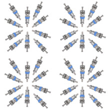 200pcs Valve Core for R410 R32 R22,High Pressure with Teflon Seal,HVAC Replacement Part Ideal for Refrigeration Systems