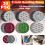 90Pcs 5-Inch Sanding Disc Sets, Hook&Loop 5-Inch 8-Hole Combination (800/1000/1500/2000/3000/5000) Sandpaper 3