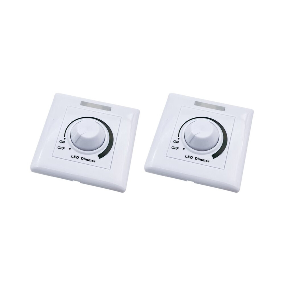 2X 86 Type Wall Led Dimmer Rotary Knob Dimmer Adjustable Brightness Controller Led Strips Light 6031529380193