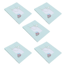 5Pcs Paper Bag Unique Cartoon Portable Shopping Tote Presents Bag for Gift Giving