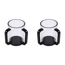 2X Hand Washing Cup Acrylic Round Washing Cup Hand Wash Cup with Two Acrylic Handles for Jewish Prayer Wash Cup