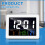 Color Large Screen LCD Electronic Desk Alarm Clock with Temperature Date Display 2