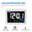 Color Large Screen LCD Electronic Desk Alarm Clock with Temperature Date Display 6
