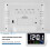 Color Large Screen LCD Electronic Desk Alarm Clock with Temperature Date Display 7