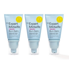 My Expert Midwife No Harm Bum Balm Nappy Cream, 100% Naturally Derived Baby Bottom Balm, protect & help recovery from nappy rash, gentle, moisturisin